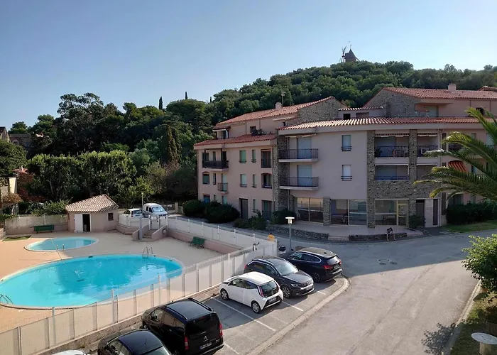 3pa45 - Tres Confortable T2 Avec Terrasses Dans Avec Piscine Et Parking * Κολιούρ